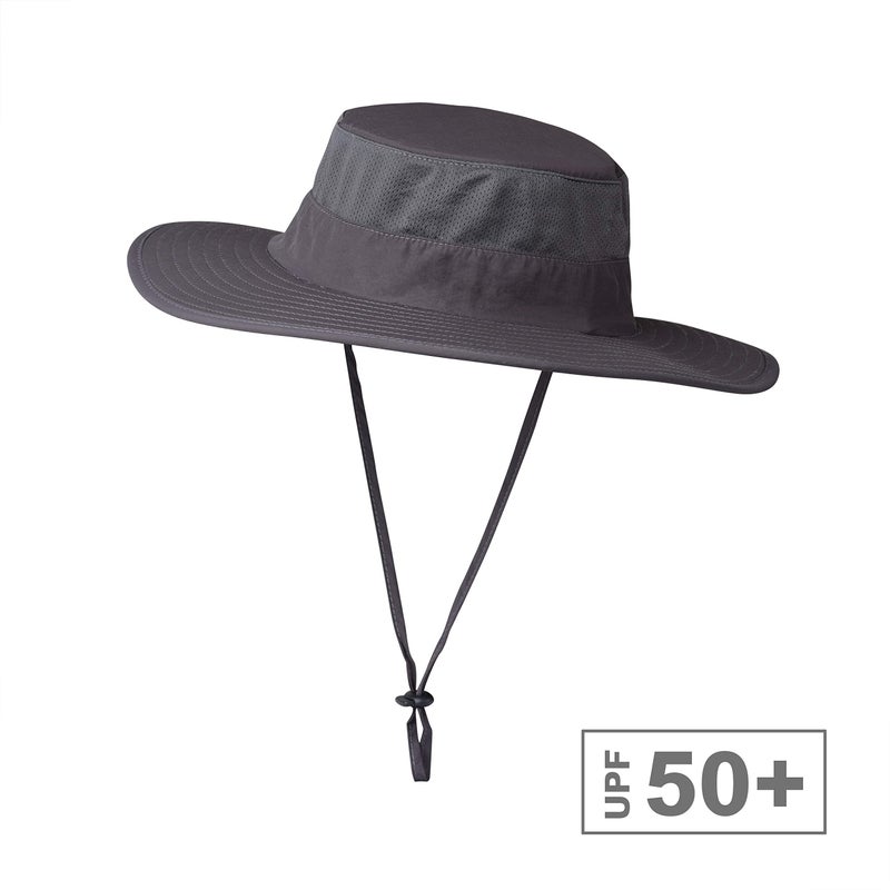KOOLSOLY Fishing Hat,Sun Cap with UPF 50+ Sun Protection and Neck Flap,for Man and Women Dark Gray - Image 2